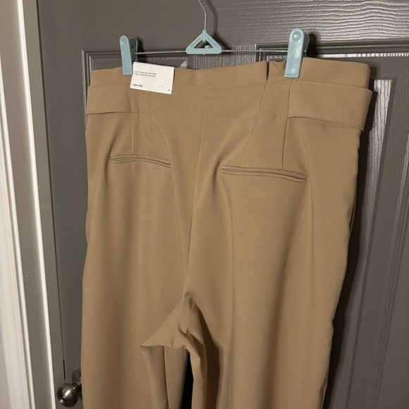 Ann Taylor The Paperbag Ankle Pant New Trousers / Pants Tan Pleated Size 14 - Picture 9 of 14